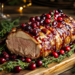 Recette Cranberry Dijon Pork Loin Roast