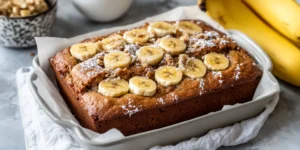 Banana Bread Recipe with 2 Bananas