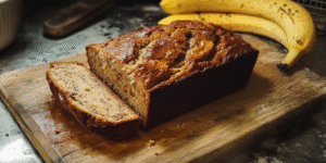 Banana Bread Recipe with Two Bananas