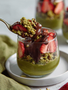 Dubai Chocolate Strawberries Cup