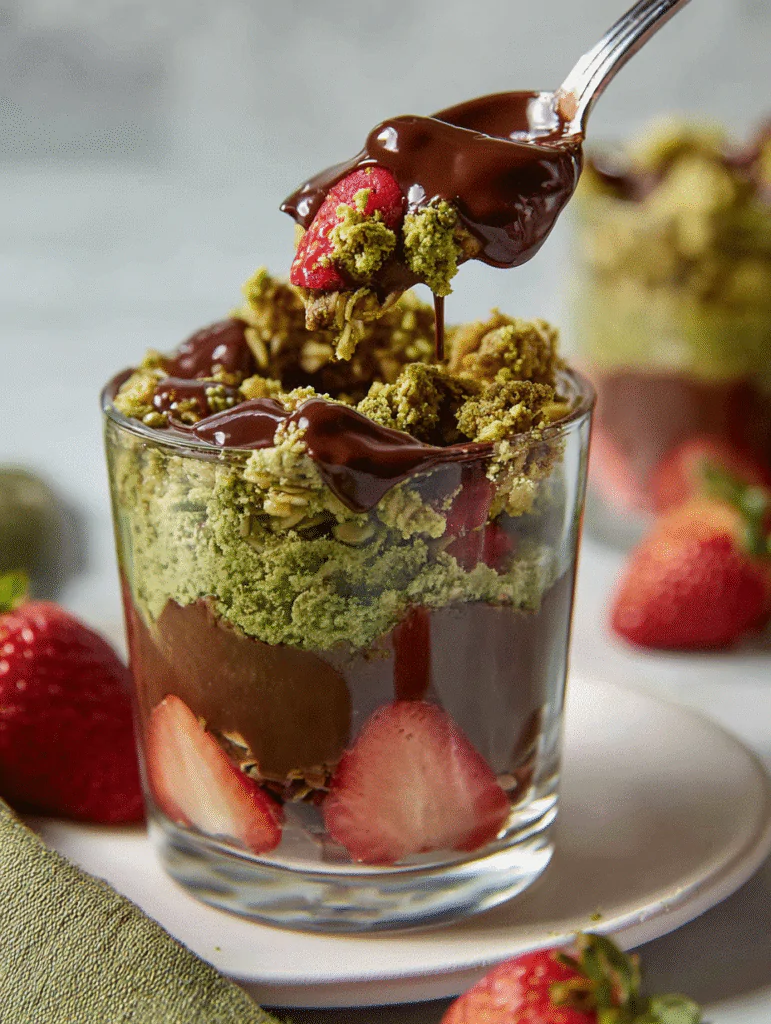 Dubai Chocolate Strawberries Cup