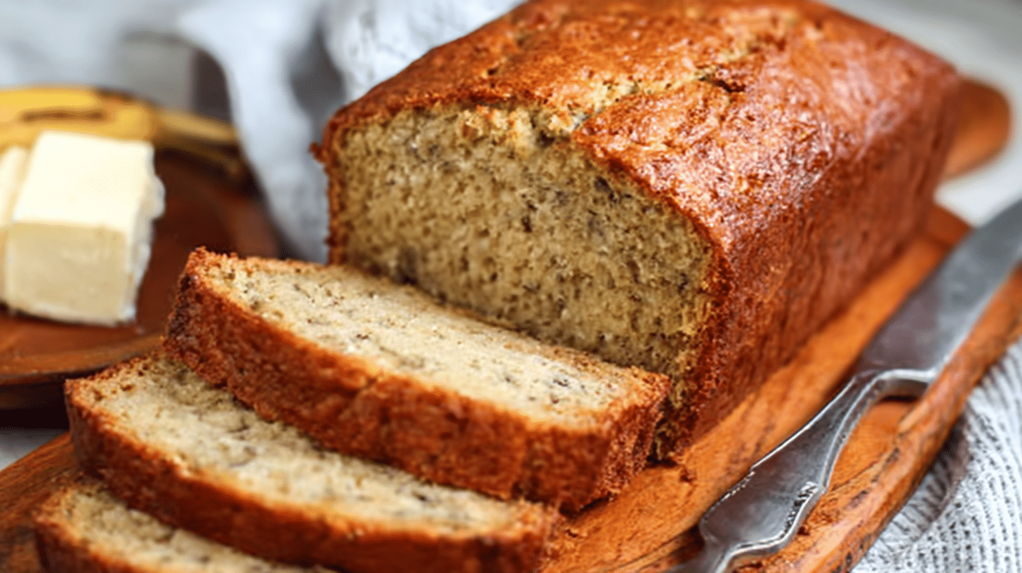 banana bread recipe no baking soda