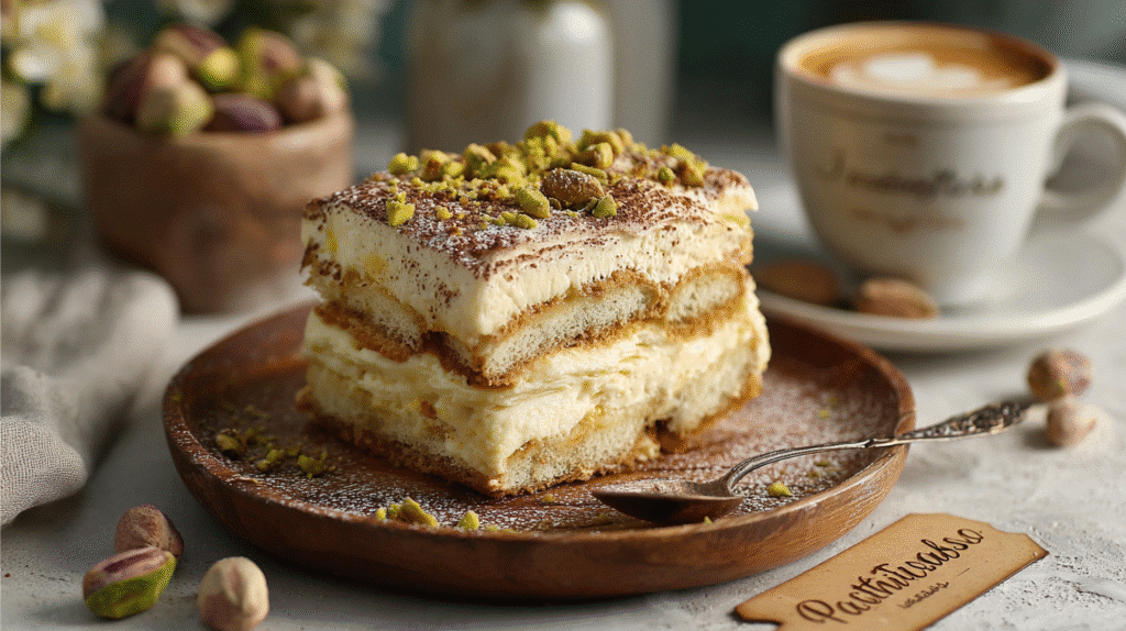 Best pistachio tiramisu