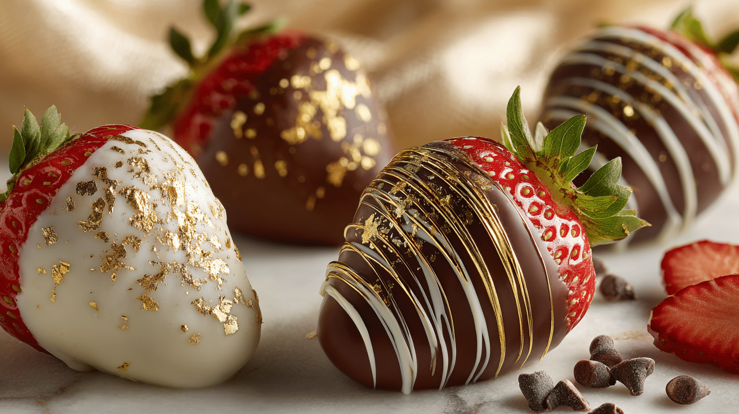 Dubai chocolate strawberries