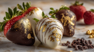 Dubai chocolate strawberries
