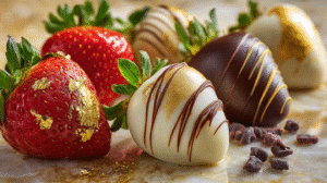 Dubai chocolate strawberries