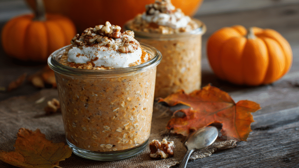 pumpkin pie overnight oats
