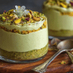 pistachio cream dessert