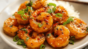 10 Minute Honey Garlic Shrimp