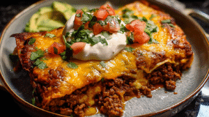 Beef Enchilada Casserole
