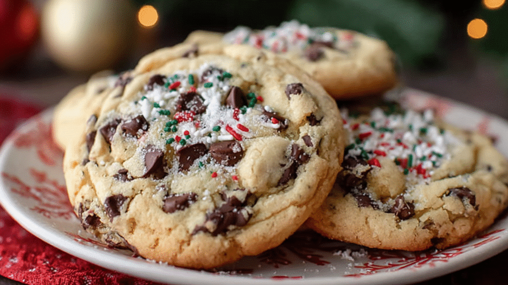 Christmas Chocolate Chip Cookies Recipe
