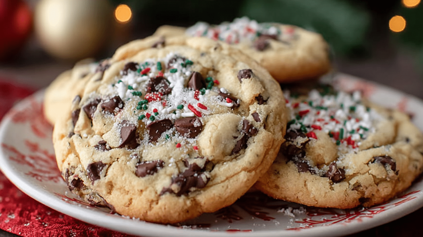 Christmas Chocolate Chip Cookies Recipe
