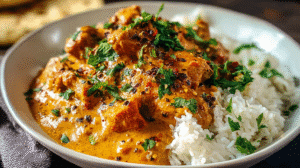 Crockpot Creamy Coconut Chicken Tikka Masala
