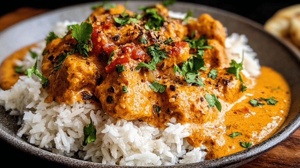Crockpot Creamy Coconut Chicken Tikka Masala