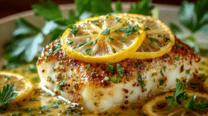 Delicious Zesty Lemon Butter Fish Fillet Recipe