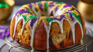 Easy Mardi Gras King Cake Recipe 