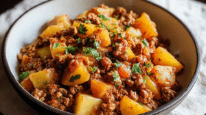 Ground Turkey with Potatoes