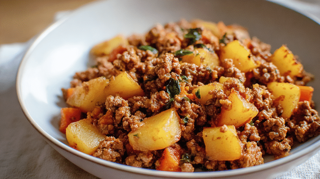 Ground Turkey with Potatoes