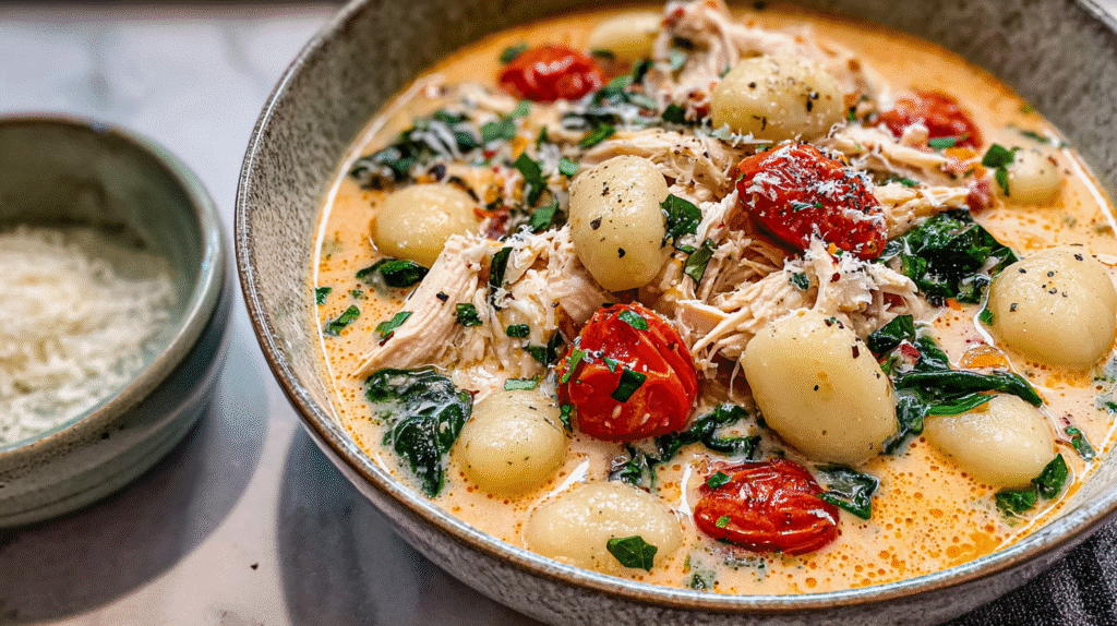 Marry Me Chicken Gnocchi Soup