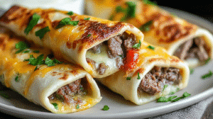 Keto Philly Cheesesteak Roll Ups