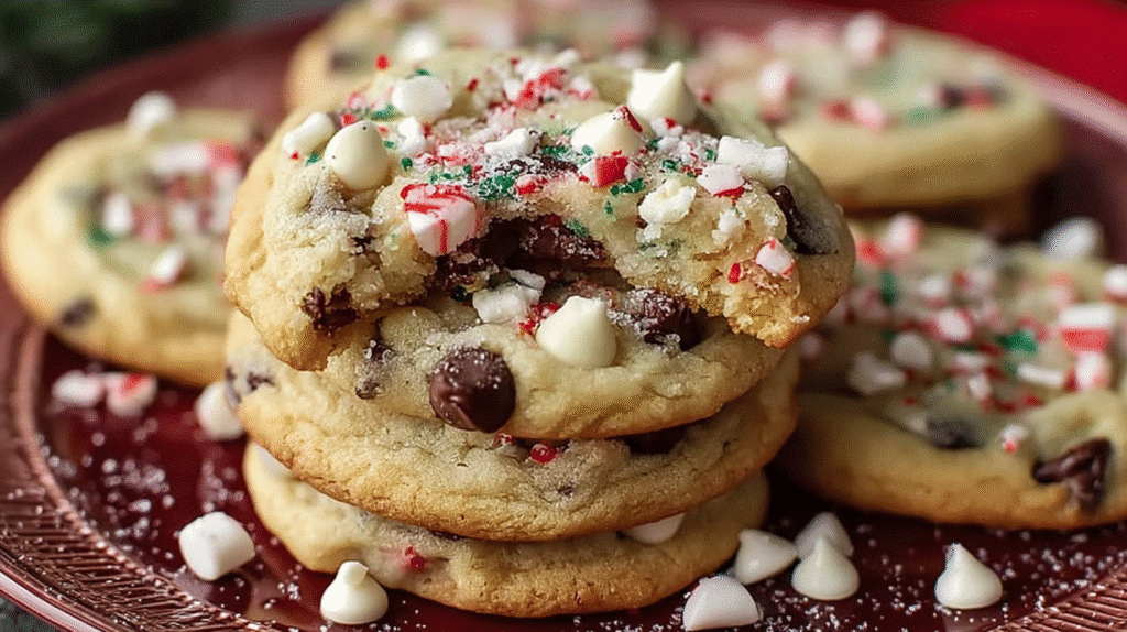 Quick Winter Wonderland Chocolate Chip Cookies