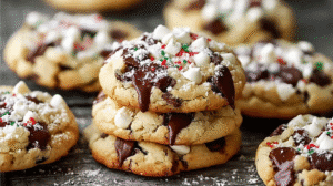 30-Minute Winter Wonderland Cookies with Chocolate Chips
