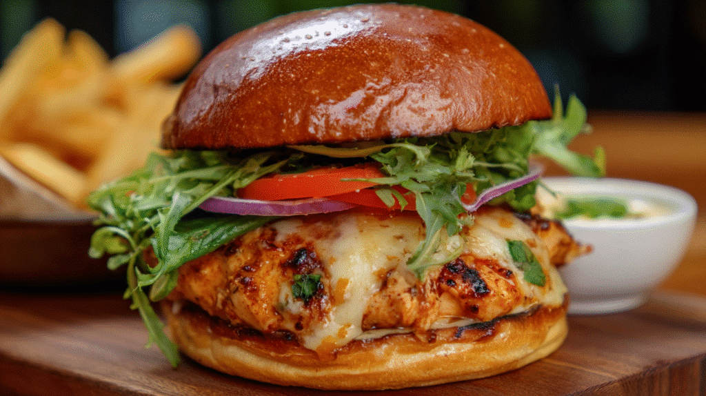 Spicy Chipotle Chicken Burger