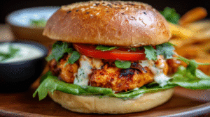 Spicy Chipotle Chicken Burger