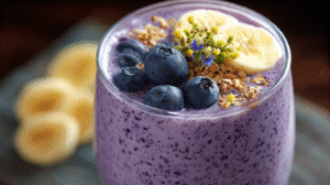 Creamy Vegan Blueberry Banana Smoothie Recipe