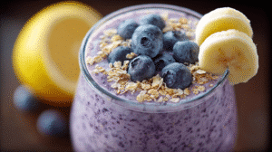 Creamy Vegan Blueberry Banana Smoothie Recipe