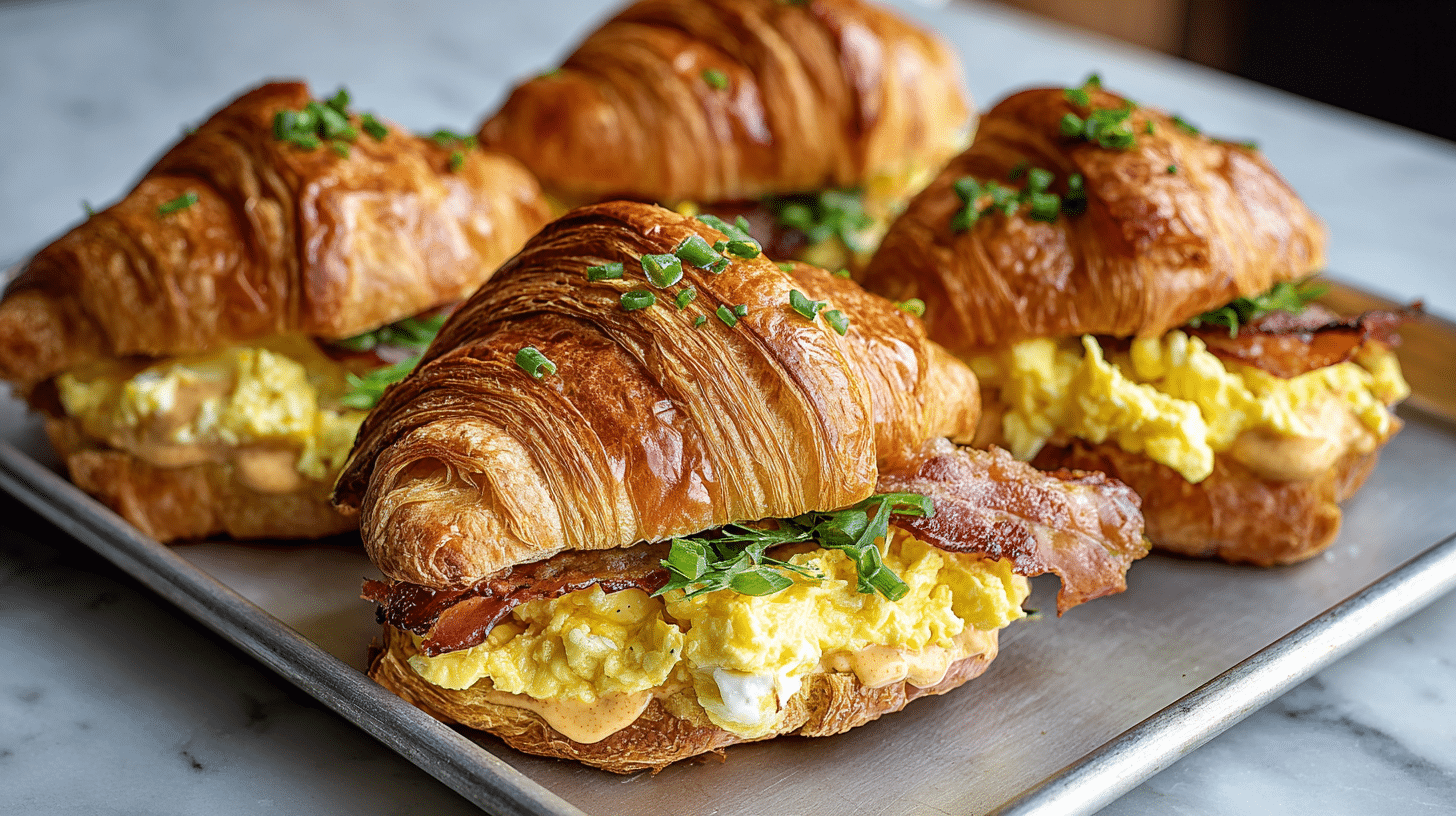 Croissant Breakfast Sandwiches