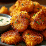 Air-Fryer Sweet Potato-Crusted Chicken Nuggets