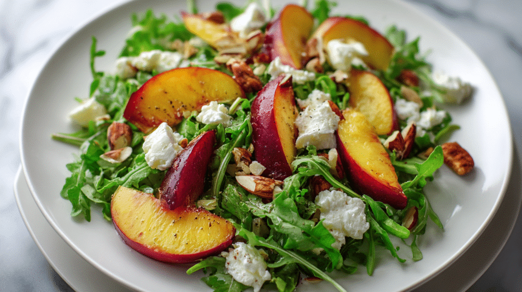 Arugula Nectarine Salad Recipe