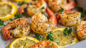 Baked Butter Lemon Shrimp Recipe