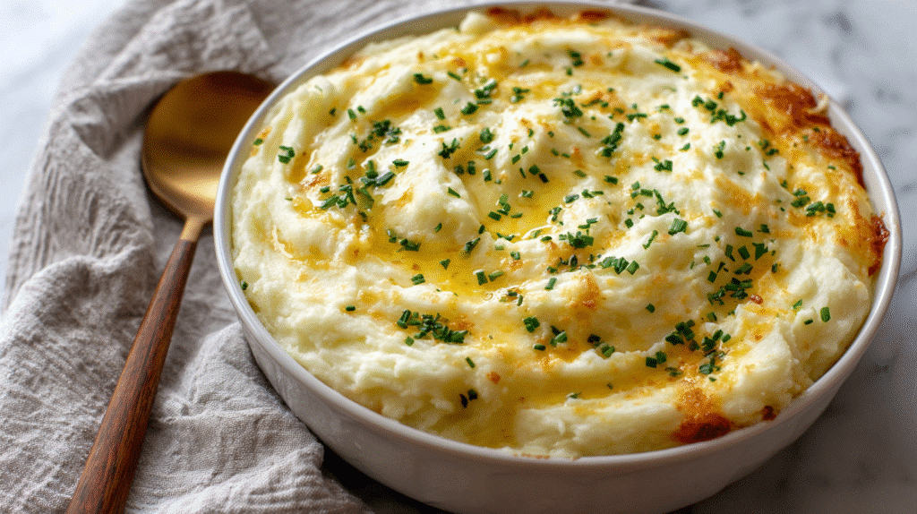 Baked Cheesy Mashed Potatoes Recipe The Ultimate Comfort Dish