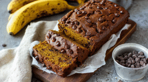 Banana Chocolate Chip Pumpkin Bread