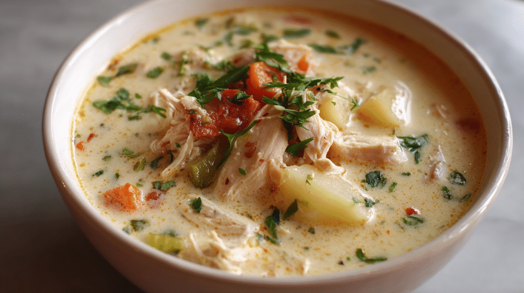 Best Creamy Rotisserie Chicken Soup Recipe – Easy Homemade Comfort Food