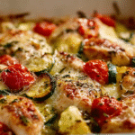 Best Mediterranean Chicken Zucchini Bake