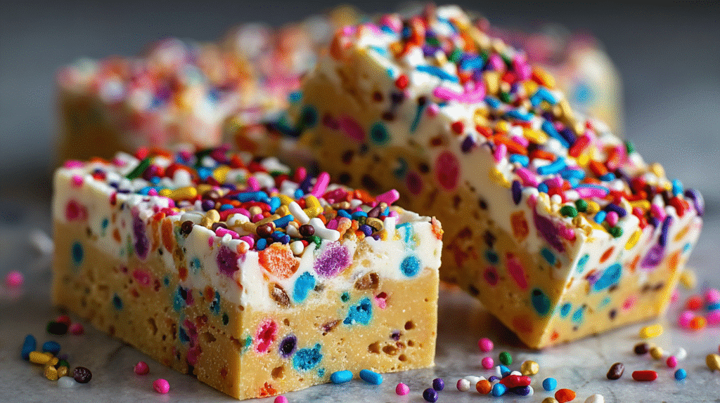 Birthday Cake Protein Bars Recipe