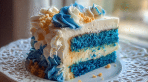 Blue Velvet Cake with Cream Cheese Frosting
