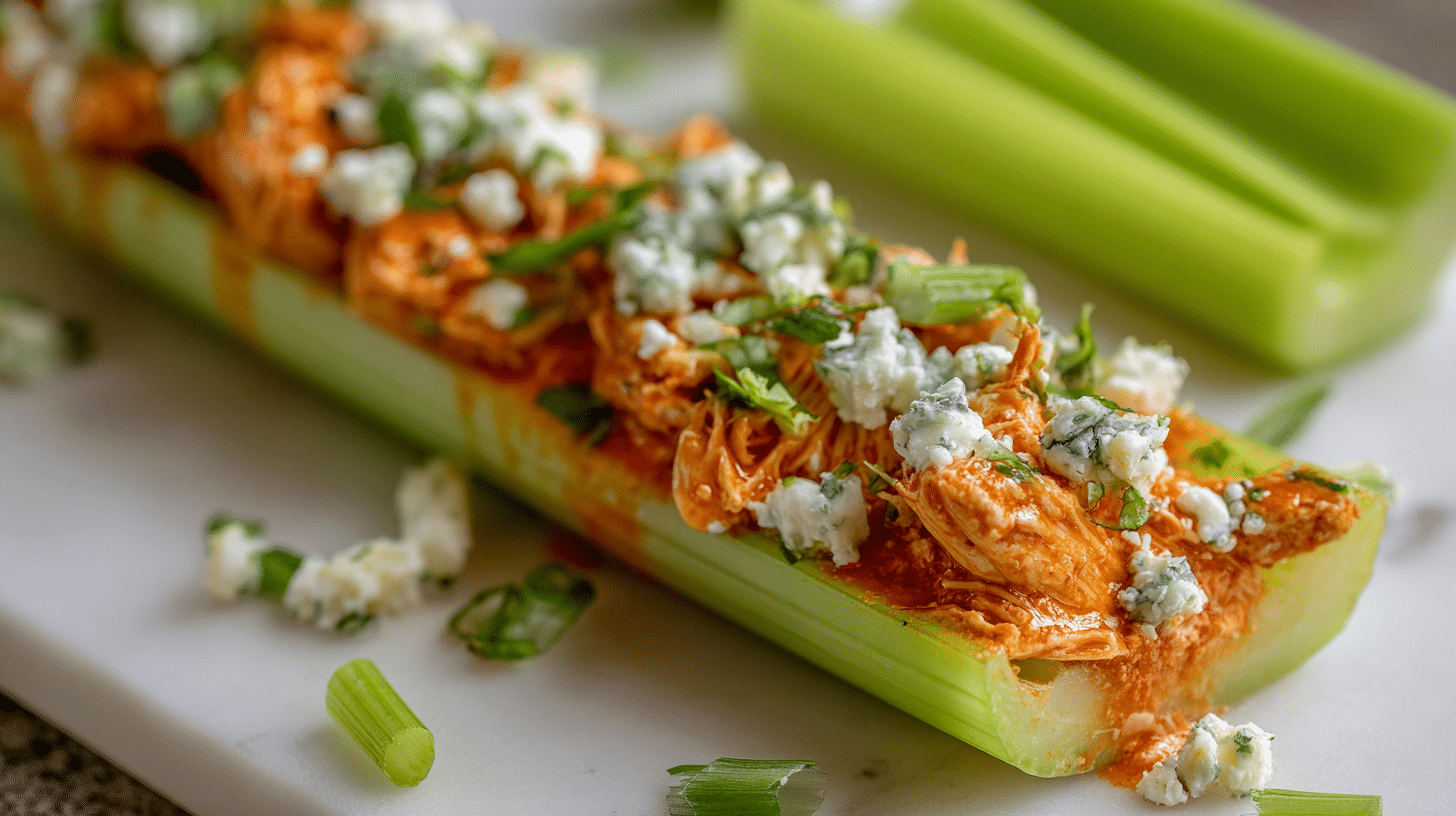 Buffalo Chicken Celery Sticks Recipe