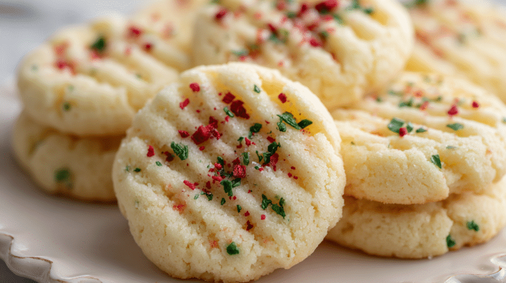 Buttery Whipped Shortbread Cookies Recipe