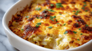 Cabbage Casserole Recipe – Hearty, Cheesy, and Comforting