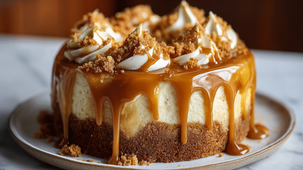 Caramel Cloud Cake Recipe