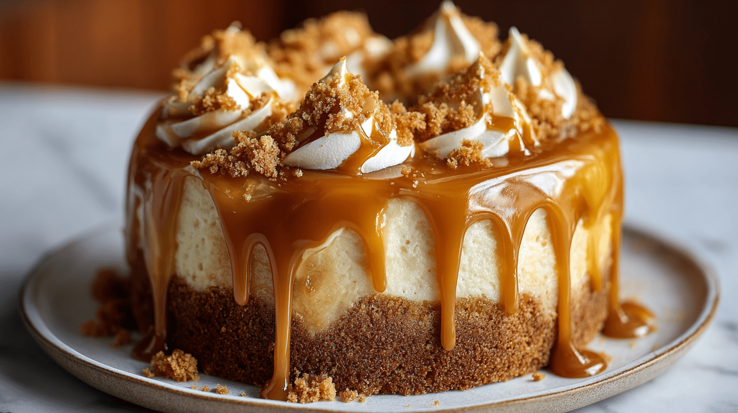 Caramel Cloud Cake Recipe