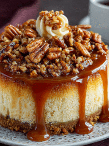 Caramel Pecan Cheesecake Recipe