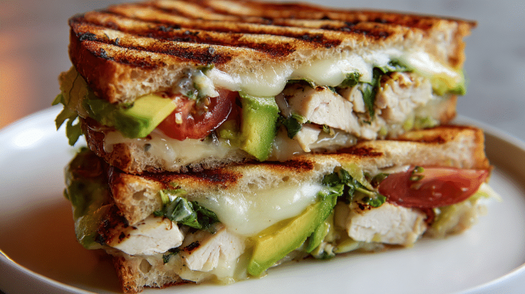 Chicken and Avocado Panini Recipe