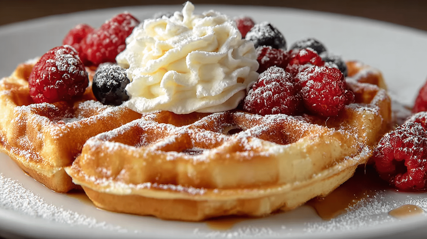 Homemade Waffles Recip