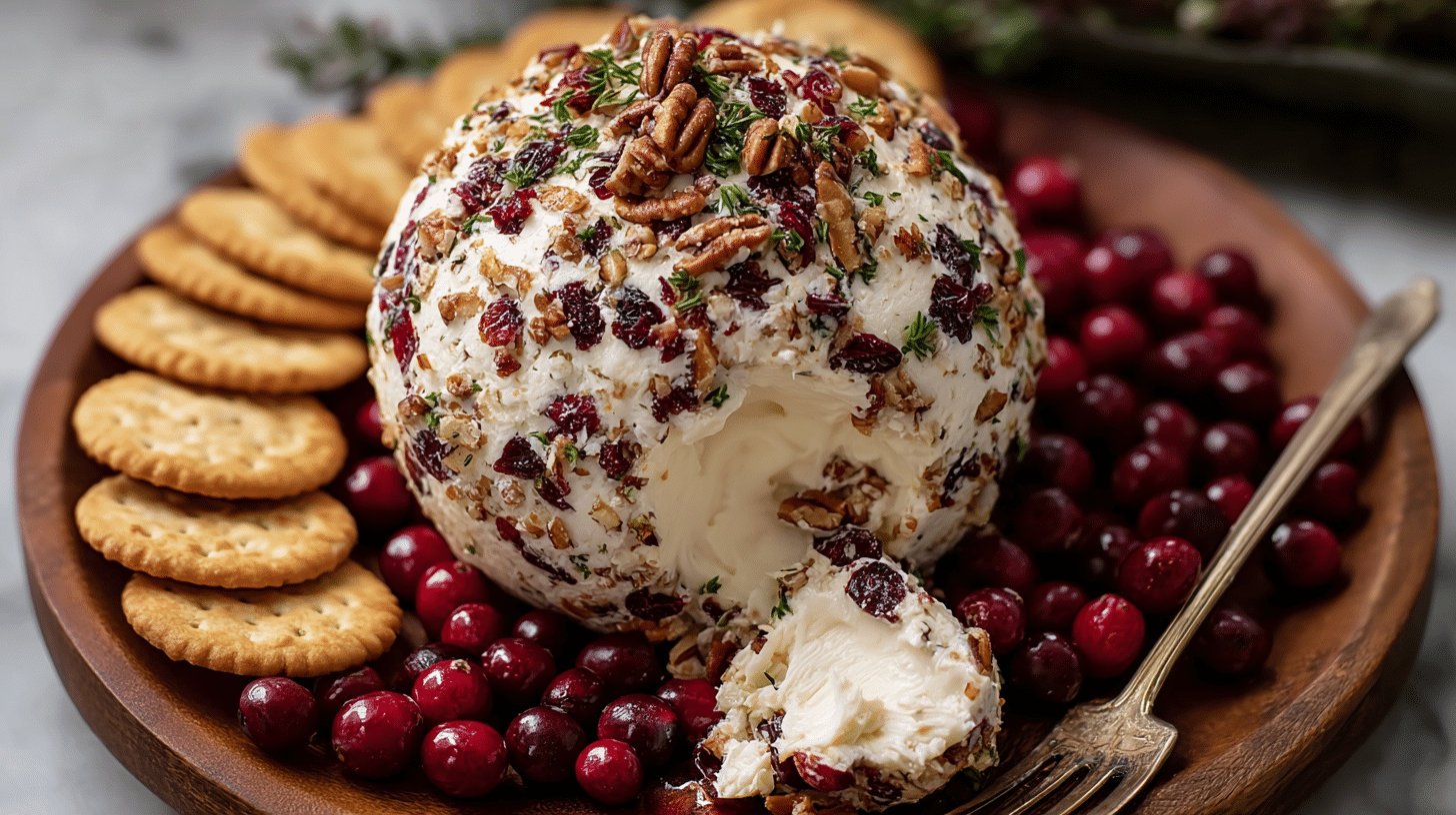 Cranberry Pecan Cheese Ball Recipe