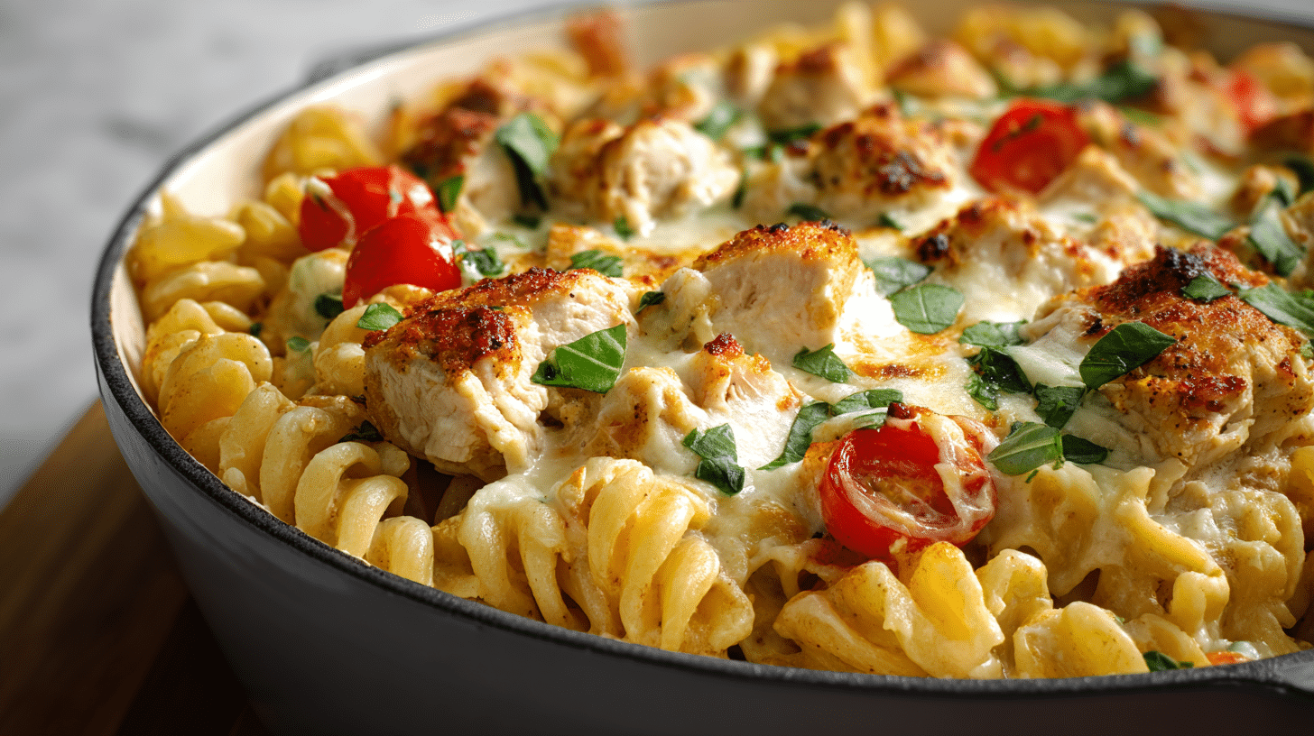 Creamy Cajun Cream Cheese Chicken Pasta Bake Recipe